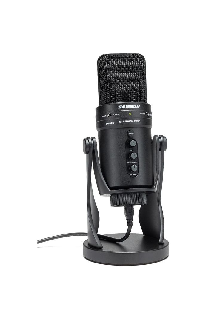 Microfono Condensador USB Samson G-TRACK PRO-0