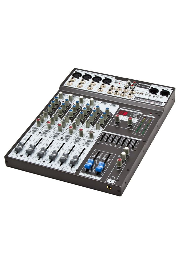 Mixer Analogo 8 canales Coxx MC8002QUSB-1