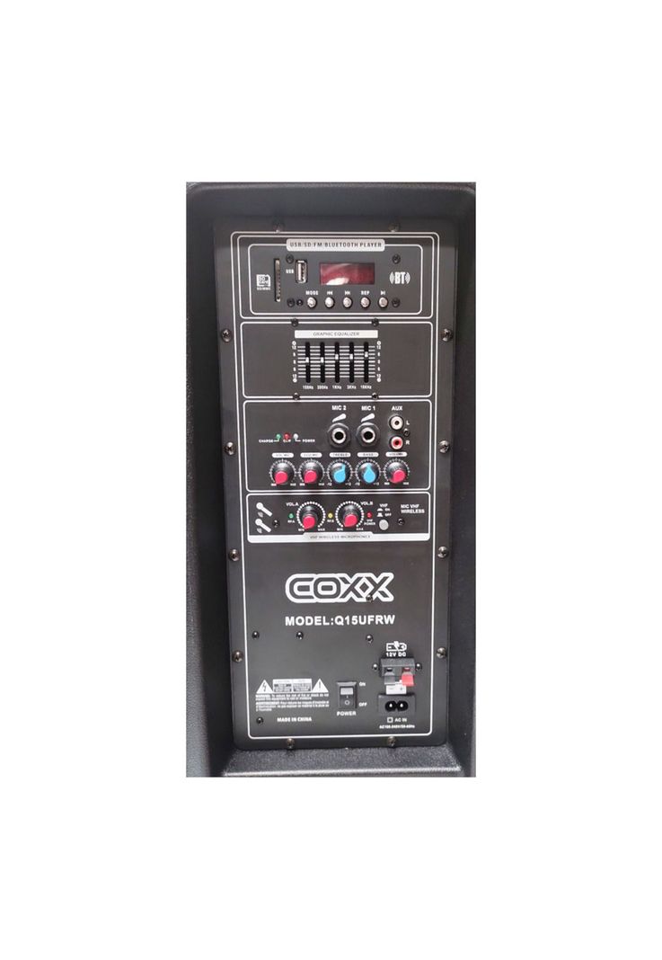 Parlante Karaoke COXX Q15UFRW-3