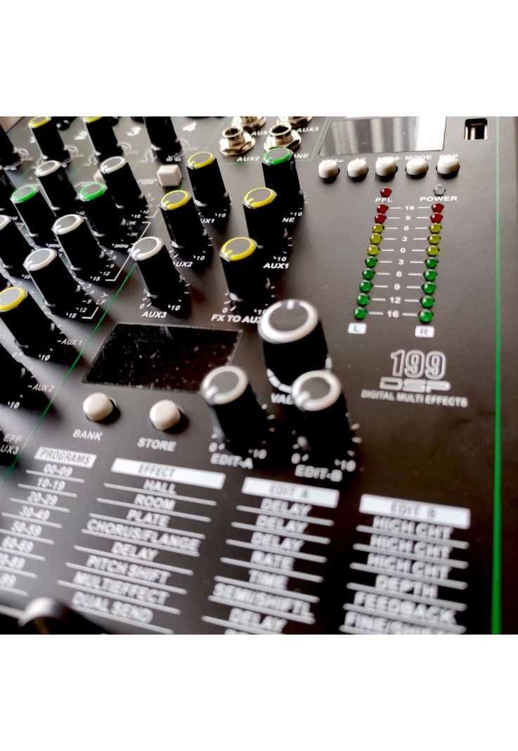 Mixer Analogo con Interfaz K-Acoustic KC 4 PRO-1