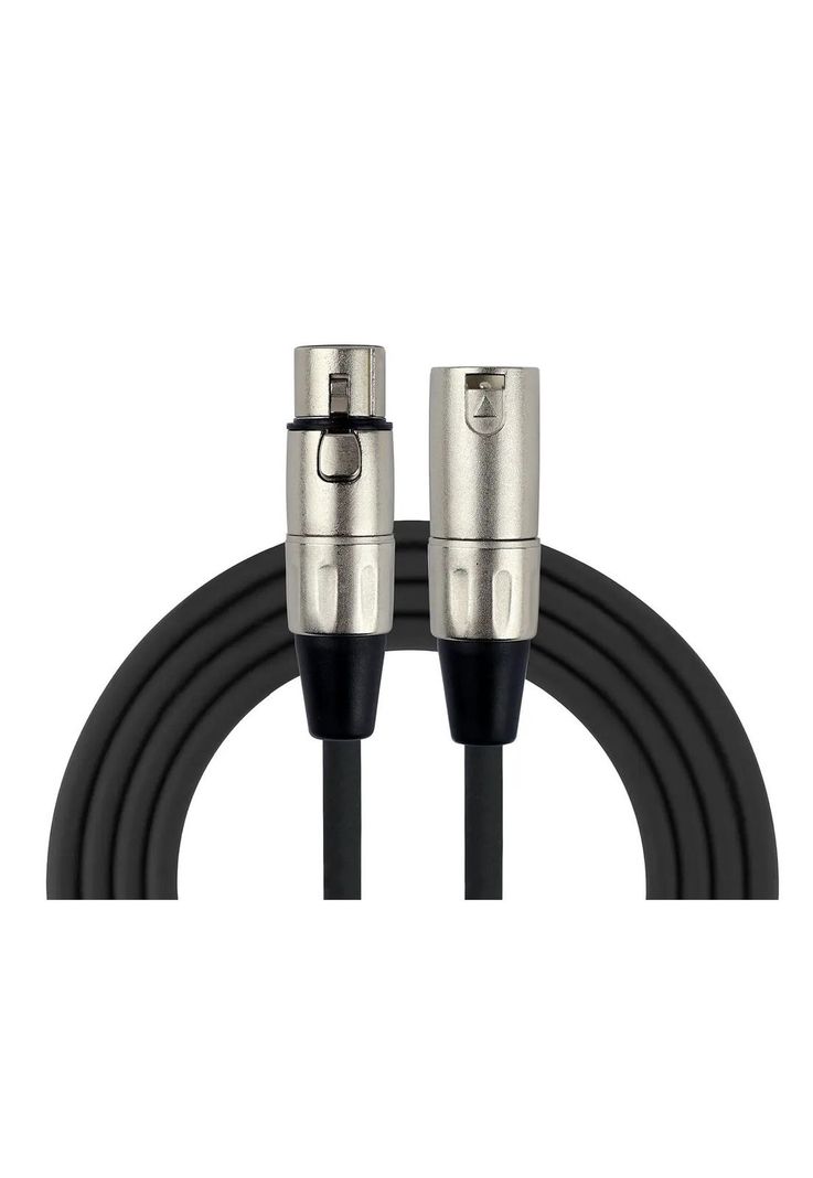 Cable Microfono XLR 10 mts Kirlin MPC-280/BK 10M-1
