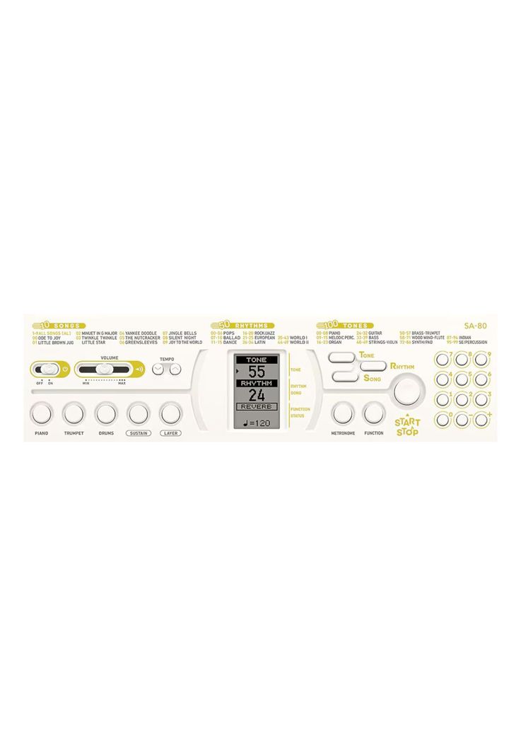 Teclado Infantil Casio SA-80 con fuente de poder-2