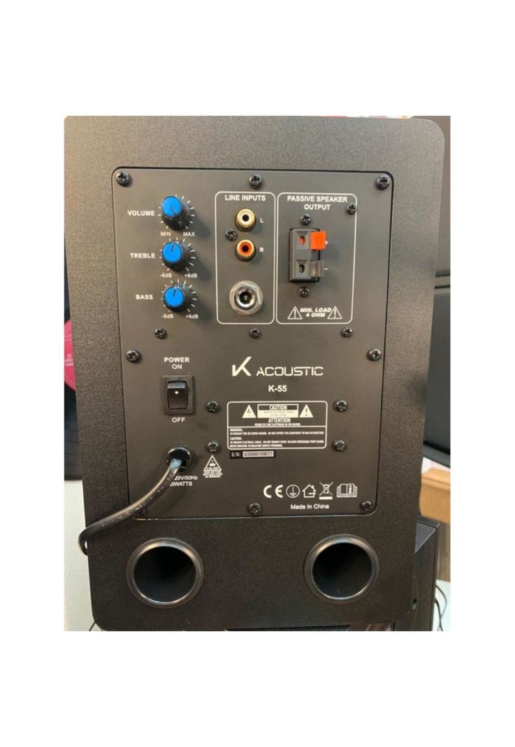 Monitor Estudio Activo K-Acoustic K-55 (par)-1