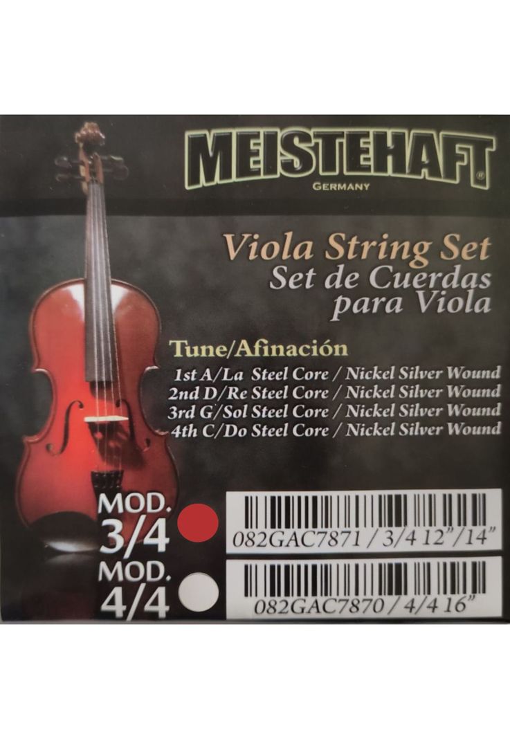 Set de cuerdas para viola 3/4 Meistehaft 082GAC7871-1