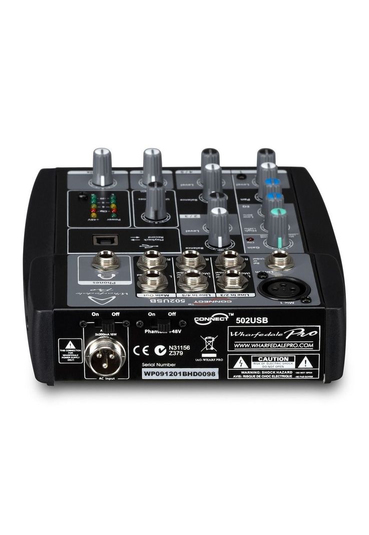 Mixer Analogo Wharfedale Connect 502USB-3