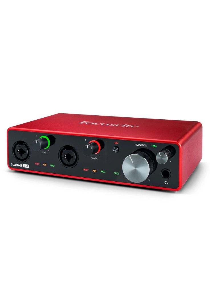 Interfaz Focusrite Scarlett 4i4 3rd. Gen-2