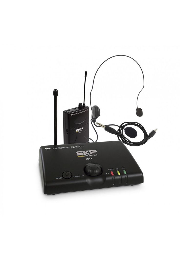 Sistema UHF Inalambrico de Cintillo SKP MINI V-0