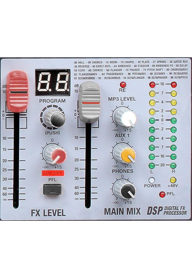 Mixer Analogo Novik NVK-1602FX-3