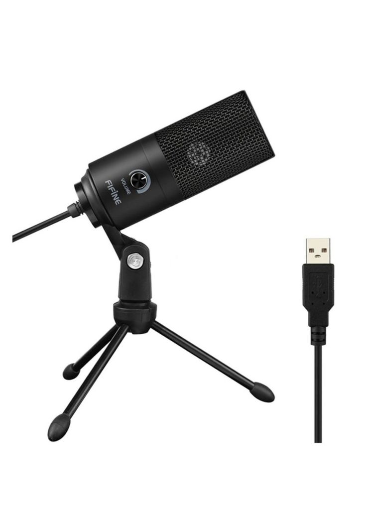 Microfono Condensador USB Fifine K669B-1