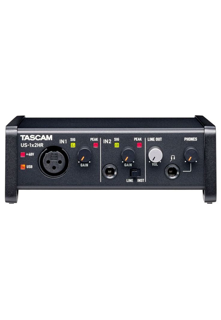 Interfaz de audio USB TASCAM US-1x2HR-1