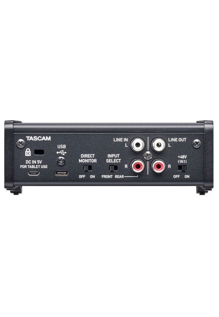 Interfaz de audio USB TASCAM US-1x2HR-2