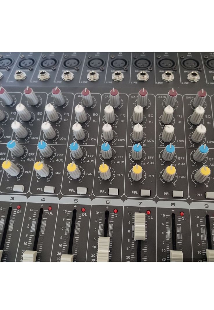 Mixer Amplificado 10 canales SKP VZ-100A Negro-3