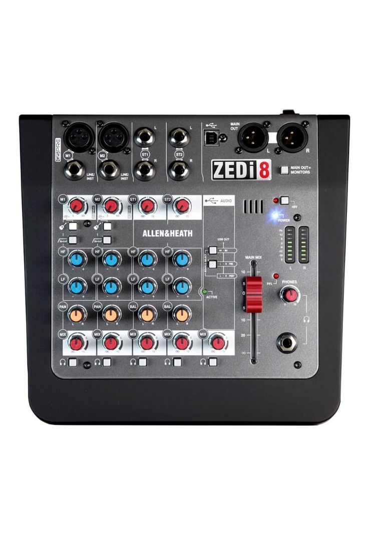 Mixer-Interfaz Allen & Heath ZEDi-8-0