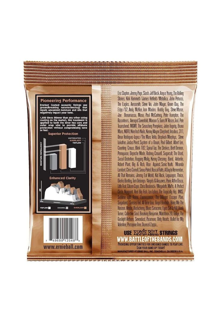 Cuerdas metalicas guitarra acustica Ernie Ball P02548-1