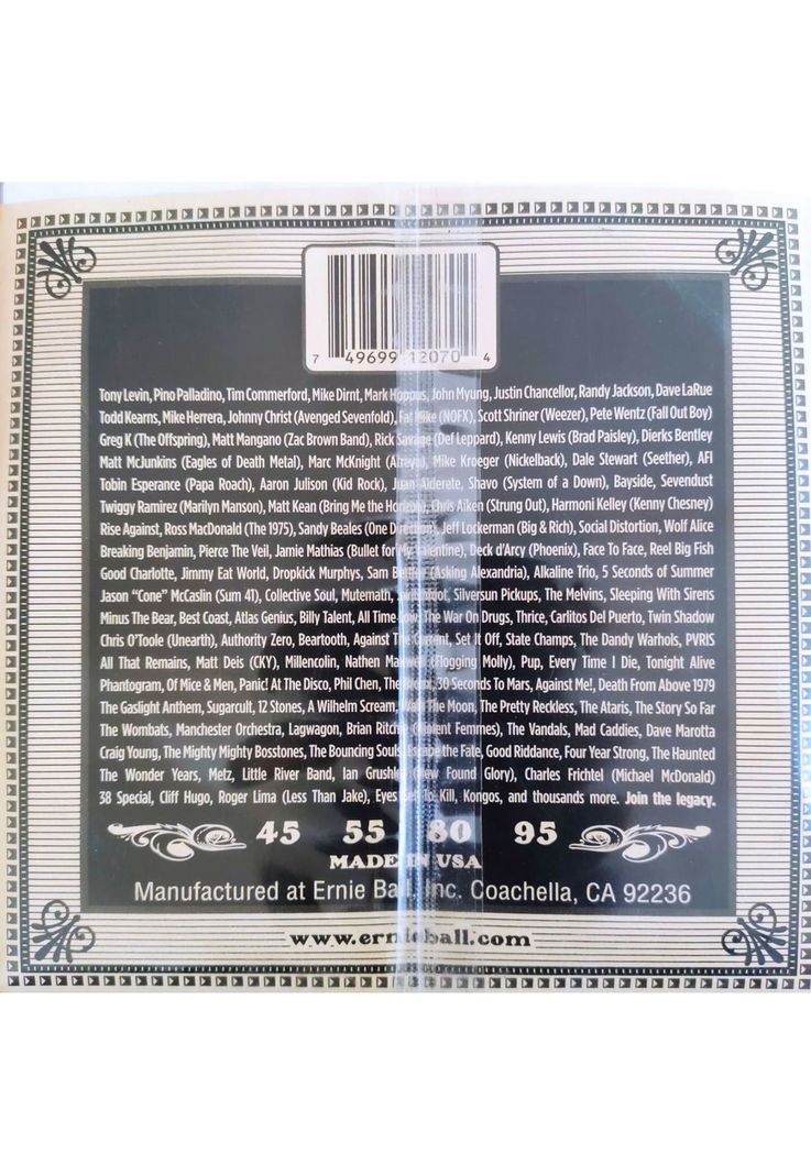 Cuerdas Bajo Acustico Ernie Ball Earthwood Phosphor Bronze-1
