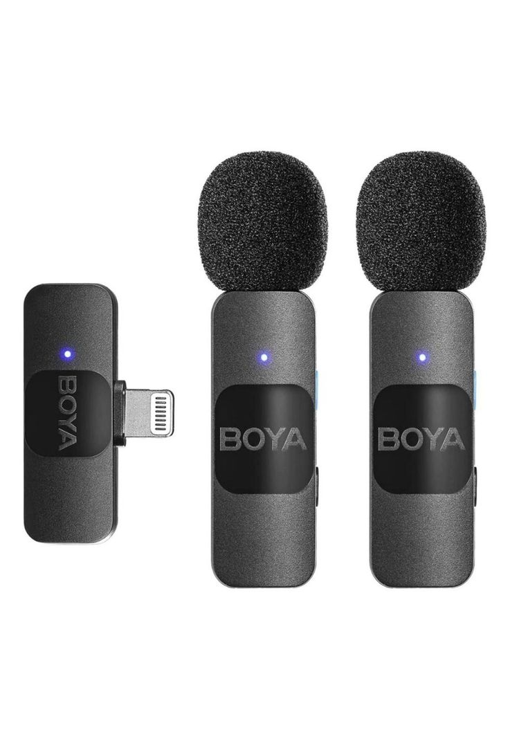 Microfono Inalambrico Doble Portable Boya BY-V2-1