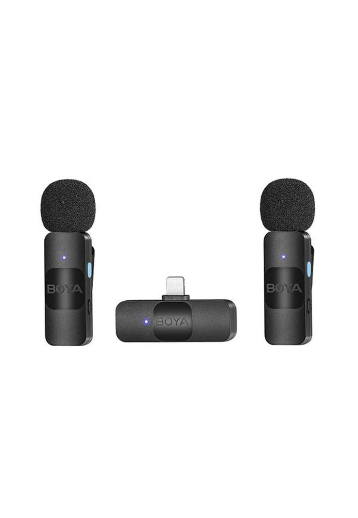 Microfono Inalambrico Doble Portable Boya BY-V2-2