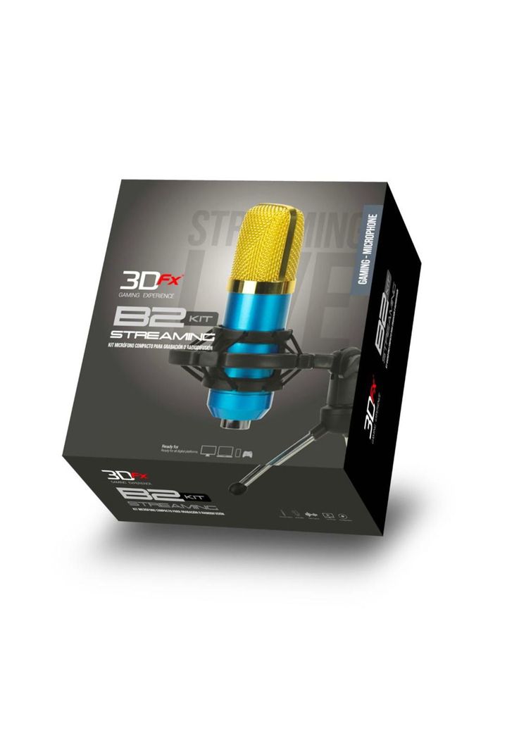 Kit de microfono para transmision 3DFX B2 Blue-3