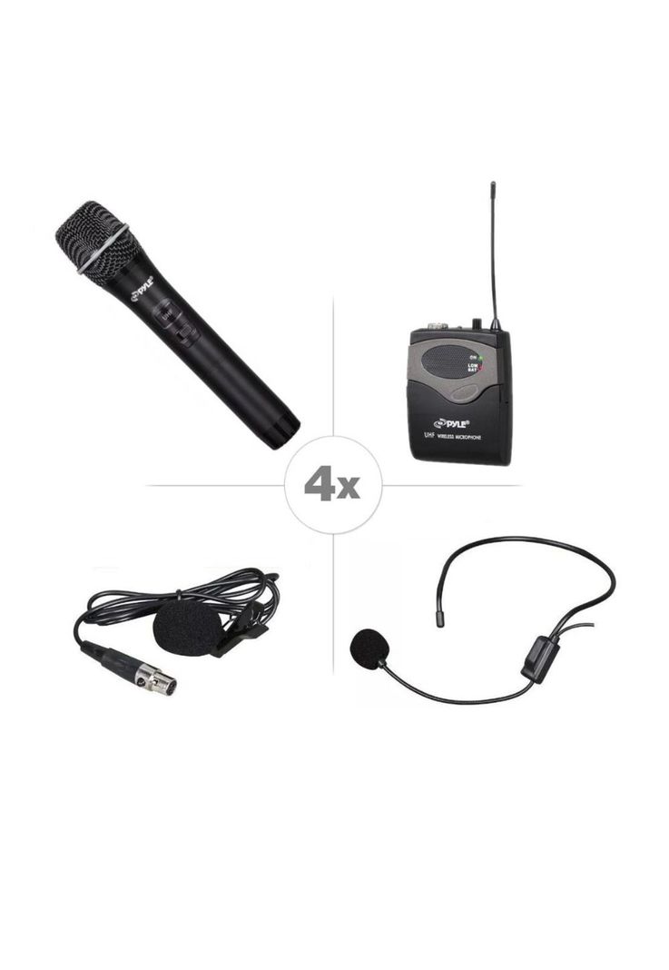 Sistema de Micrófonos Inalámbricos 8 canales Pyle PDWM8350-2