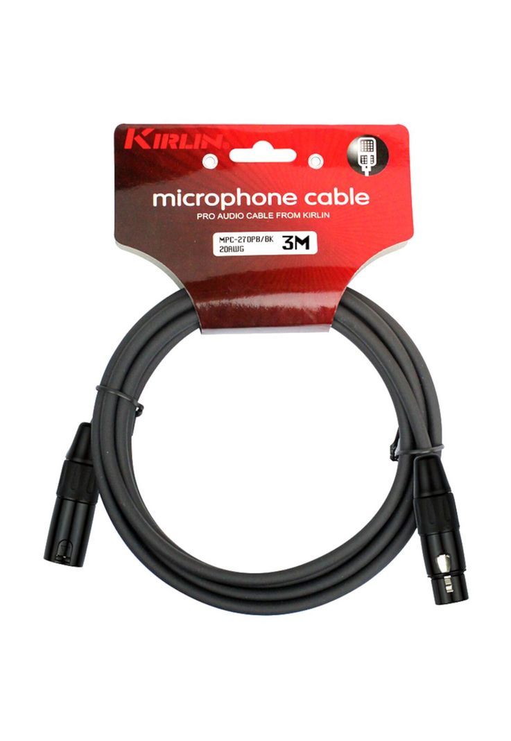Cable XLR 3 metros Kirlin MPC-270-3M-0