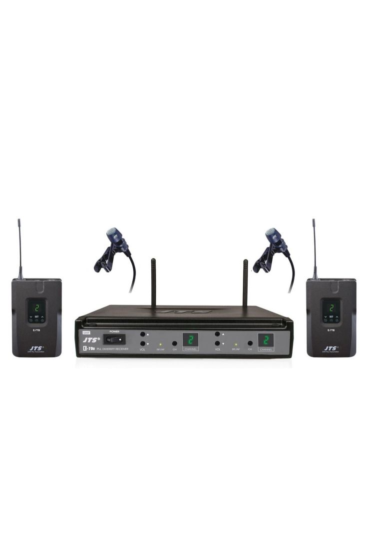 Sistema Dual Microfono Solapa JTS E7Du+E7TB+CM501-0