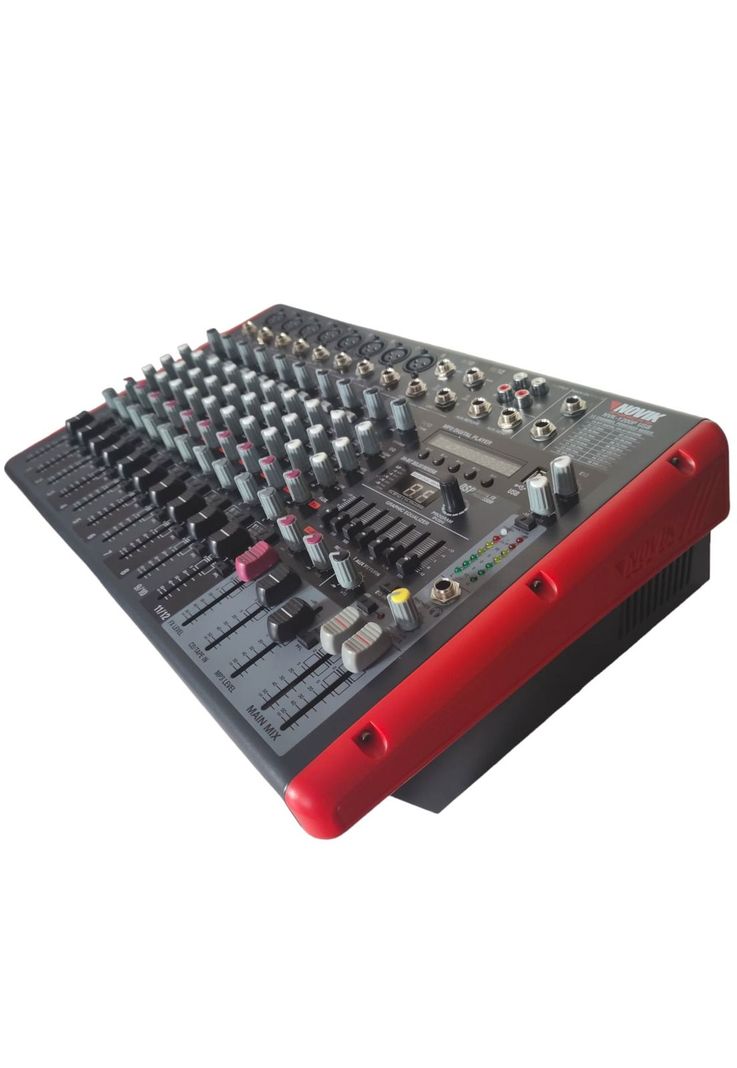 Mixer Amplificado Novik NVK-1200P USB-3