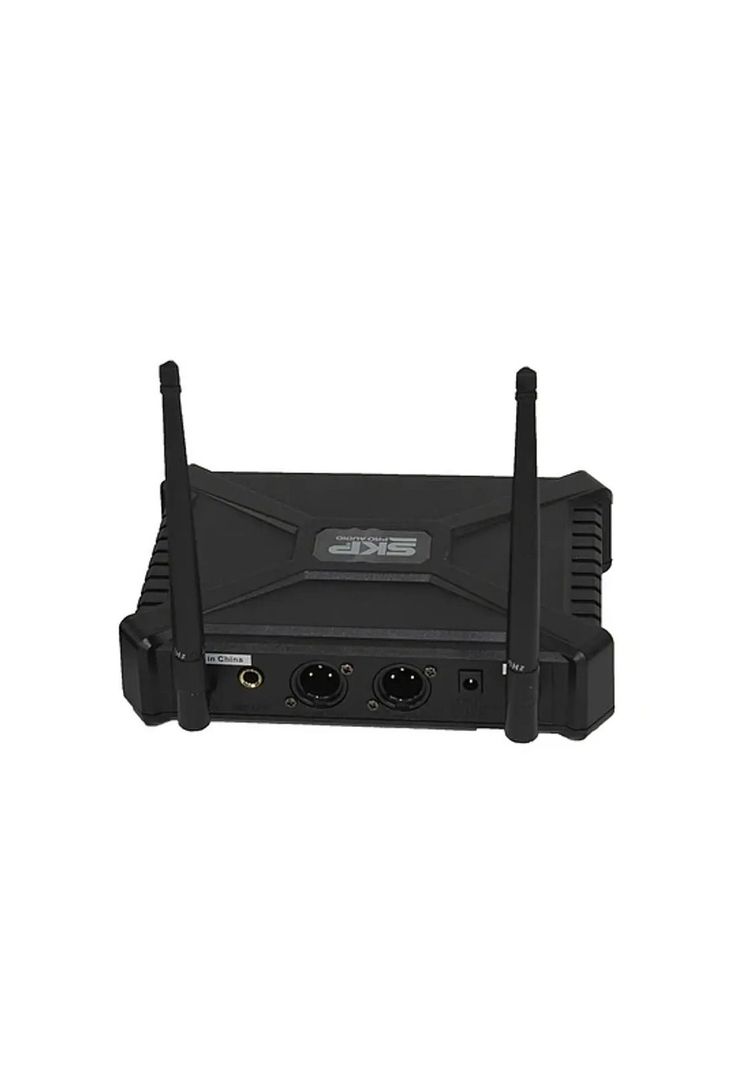 Sistema doble inalambrico de mano SKP UHF-300D-3