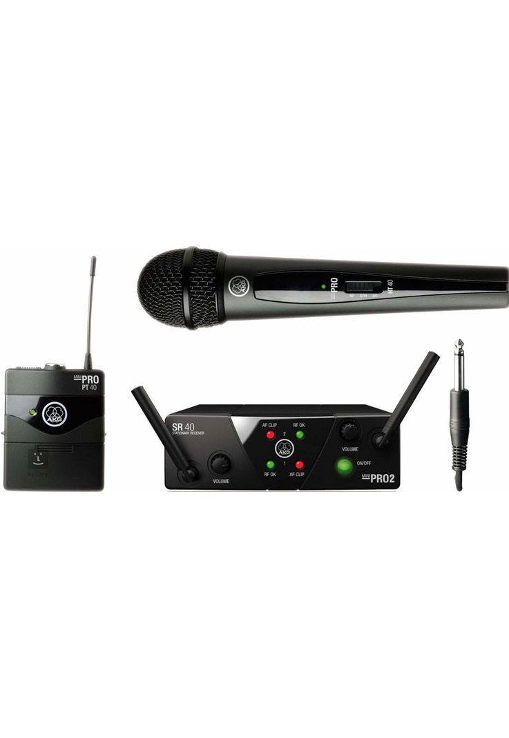 Set Inalambrico Dual Vocal/Instrumento AKG WMS40MINI2-1