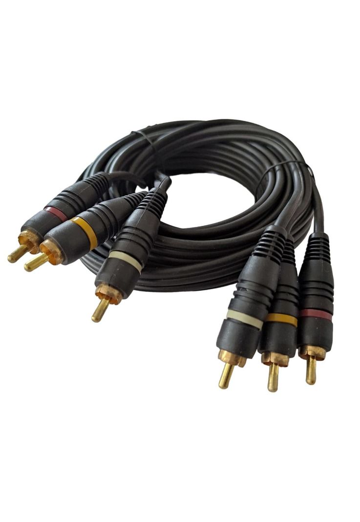 Cable 3 RCA de 3 mts Best America CA-520/10/OFC/BTR-0