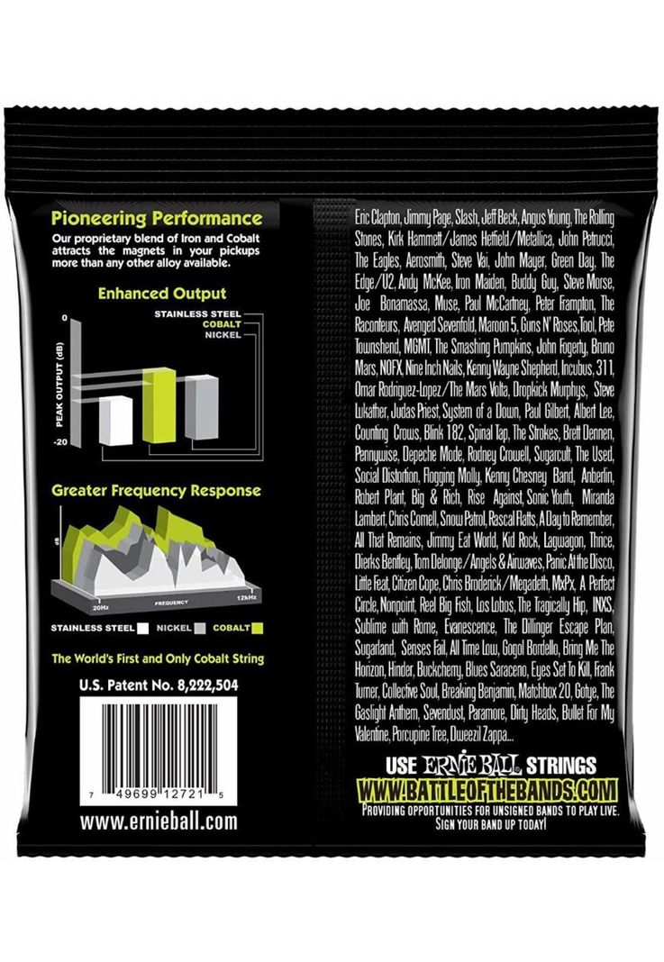 Cuerdas para guitarra electrica Ernie Ball P02720-1