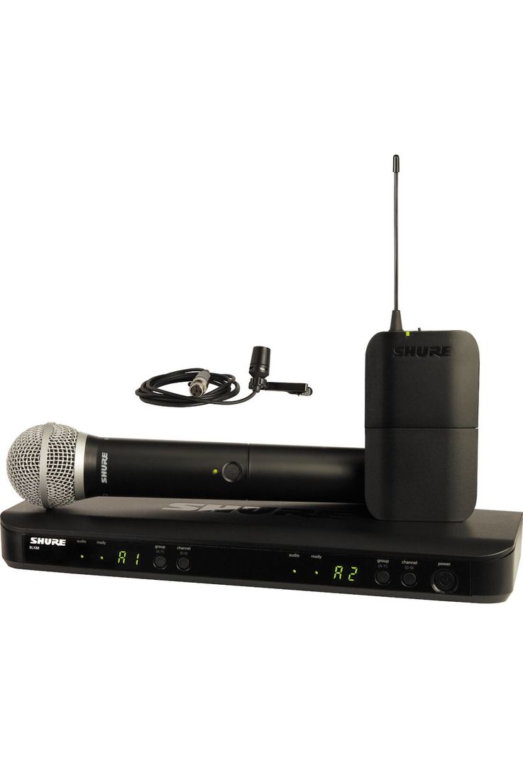 Microfono inalambrico mano y cintillo Shure BLX1288-CVL-J10-0