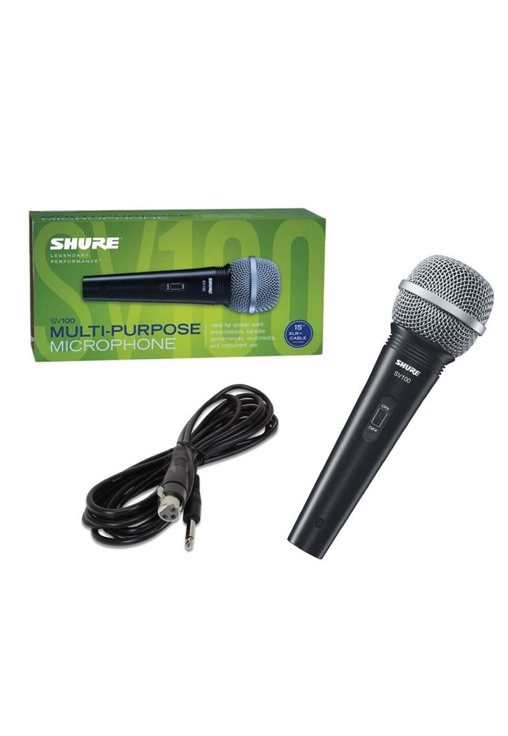 Microfono Vocal Dinamico Shure SV100-0
