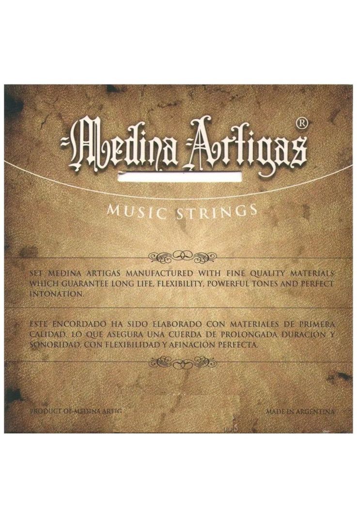 Set de 10 cuerdas para mandolina Medina Artigas 1400-10-1