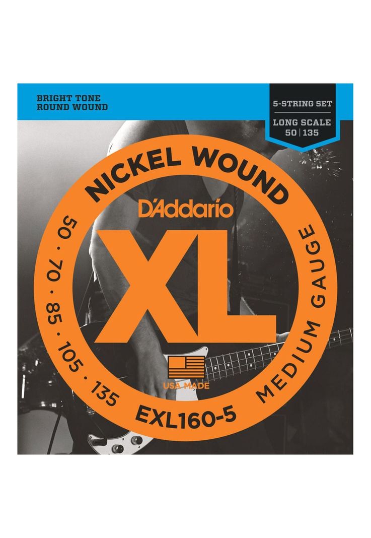 Cuerdas para bajo D'Addario EXL160-5-0