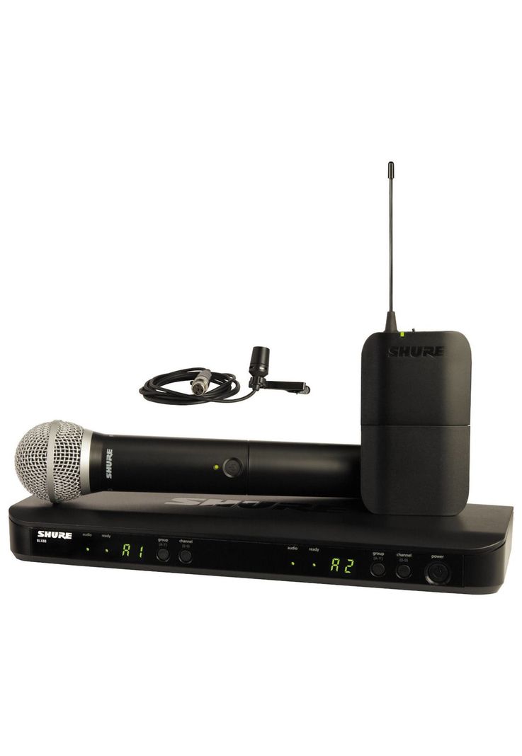 Microfono Inalambrico Mano-Solapa Shure BLX1288/CVL-M15-0