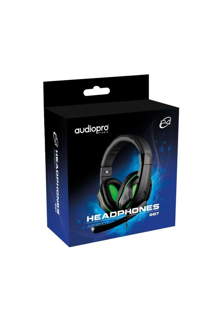 Audifonos Gamer AudioPro AP02007 Green-2