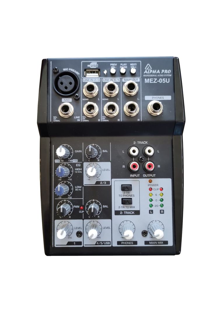 Mixer Analogo USB Alpha Pro MEZ-051-0
