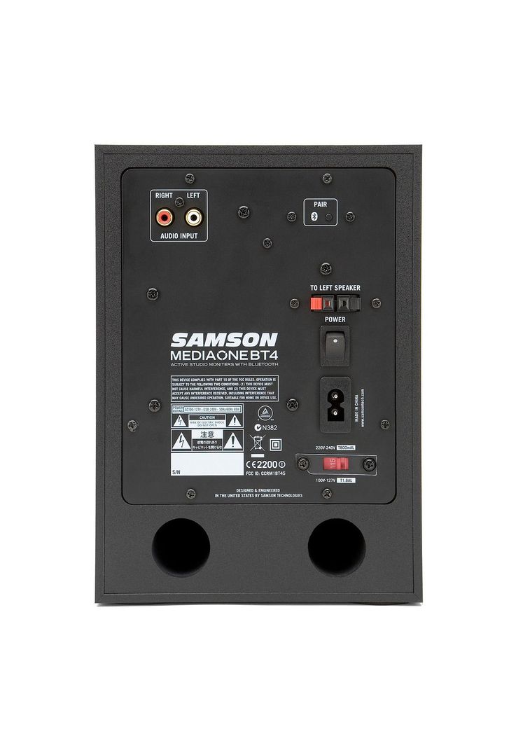 Monitor activo Samson MEDIAONE BT4 (Par) - Bluetooth-1