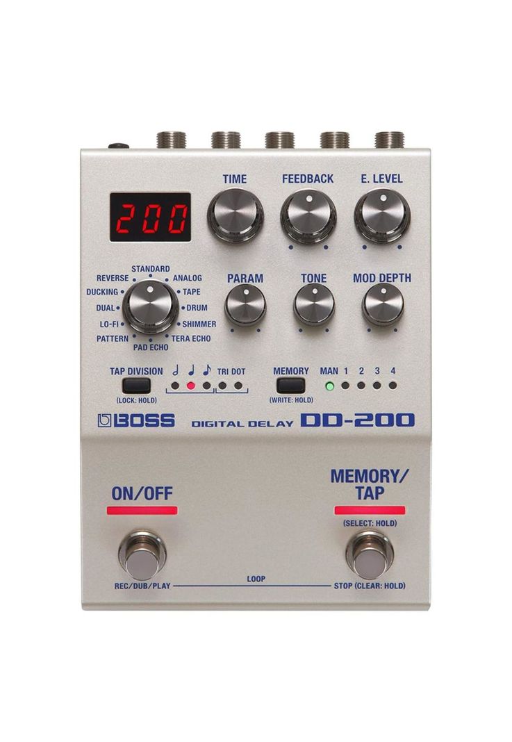Pedal de efecto Boss DD-200 Digital Delay-0