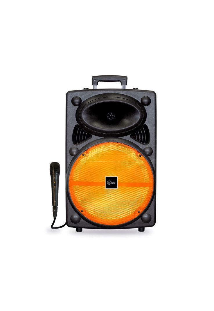 Parlante Portatil TWS Mlab Rhythm Charger 2 Naranjo-0