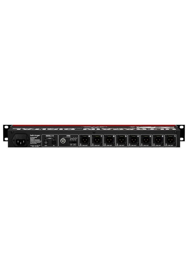 Preamplificador Microfonos Behringer Ultragain Digital ADA8200-1