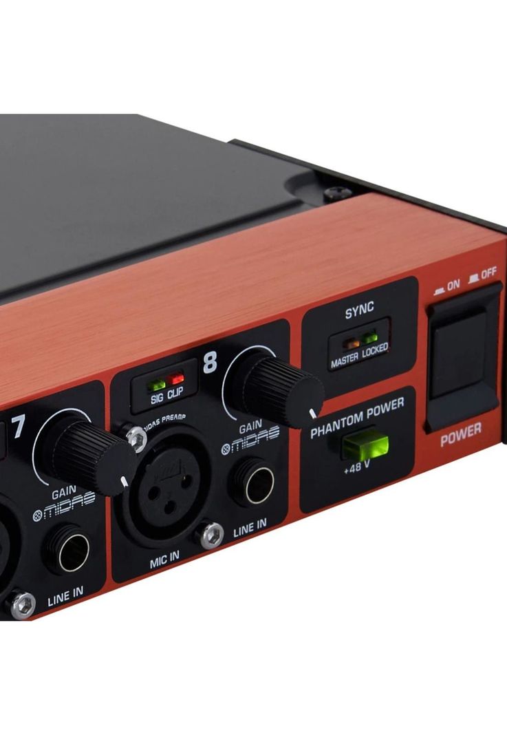 Preamplificador Microfonos Behringer Ultragain Digital ADA8200-3