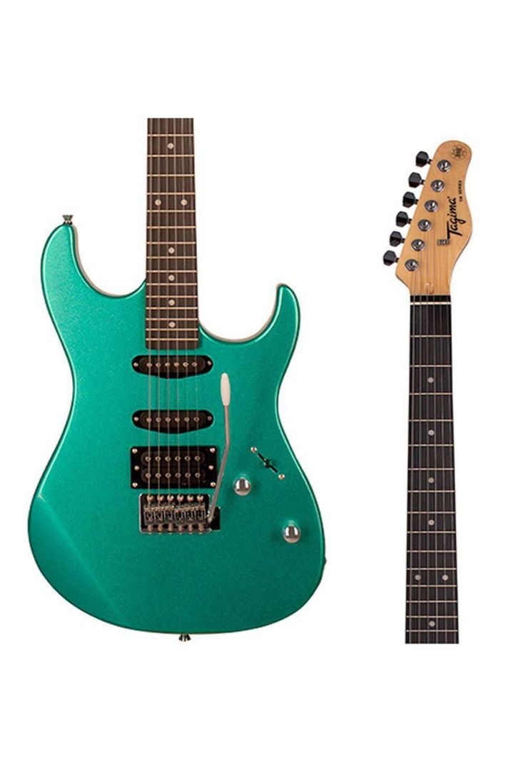 Guitarra Electrica Tagima TG-510 Metallic Surf Green-1
