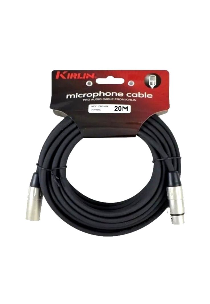 Cable Micrófono XLR 20 mts Kirlin MPC-280-20