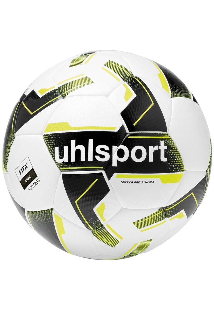 Pelota Fútbol Pro Sinergy N°5 Blanco/Negro/Amarillo Uhlsport-0