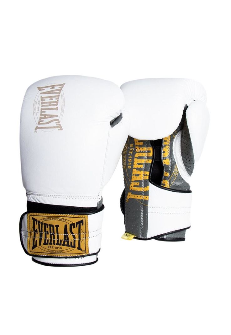Guantes De Box 1910 Sparring H&L Blanco Everlast-0
