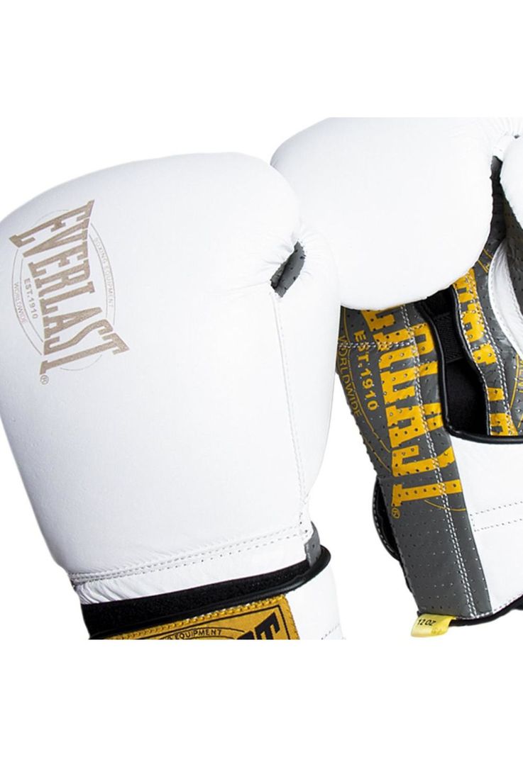 Guantes De Box 1910 Sparring H&L Blanco Everlast-1