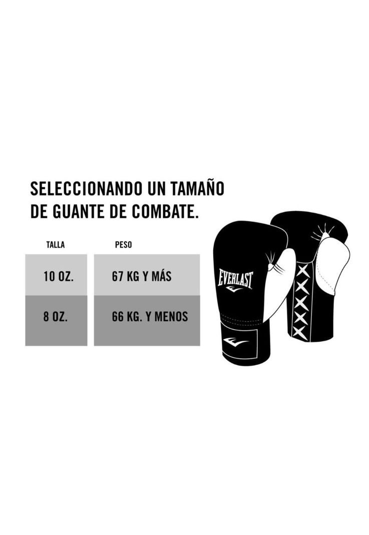 Guantes De Box 1910 Sparring H&L Blanco Everlast-4