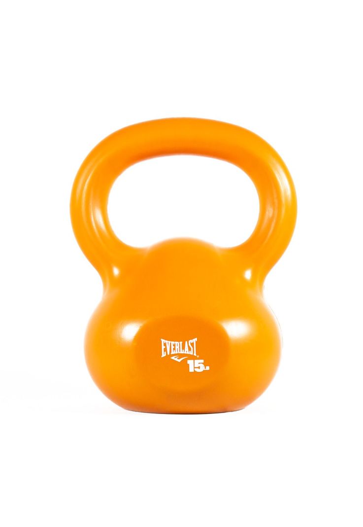 Kettlebell  PVC 15lb Naranjo Everlast-1