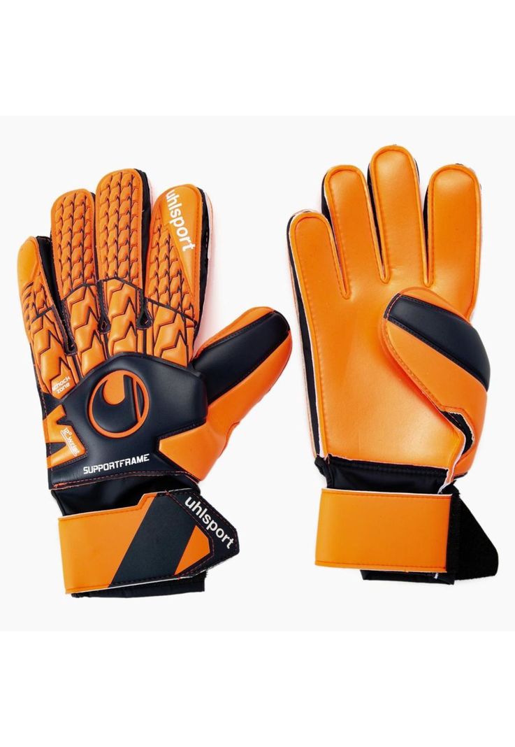 Guantes Arquero Next Level Soft ( férula )Sf Azul/Rojo Fluor Uhlsport-0